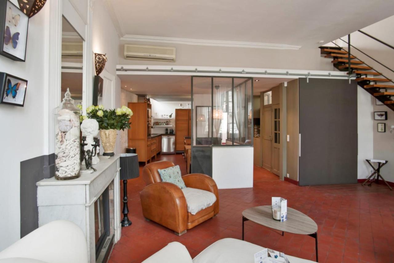 Апартаменты Charming And Large Duplex Flat With Beautiful Terrace In Авиньон Экстерьер фото